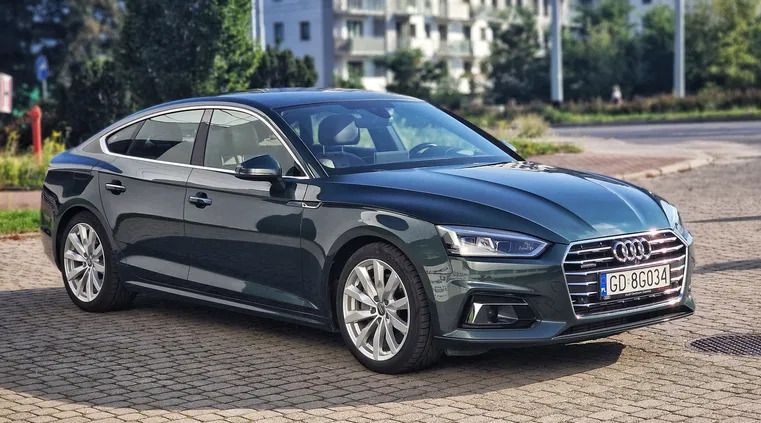 audi a5 Audi A5 cena 123900 przebieg: 70500, rok produkcji 2017 z Gdańsk